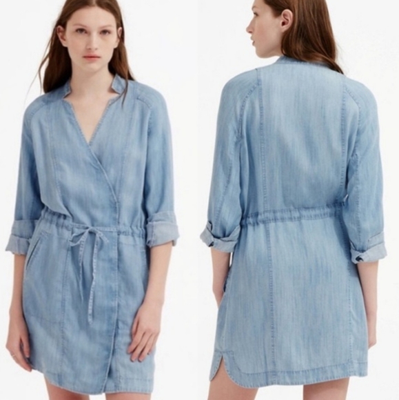 Lou & Grey Dresses & Skirts - Lou and Grey Denim Chambray Dress, Size S